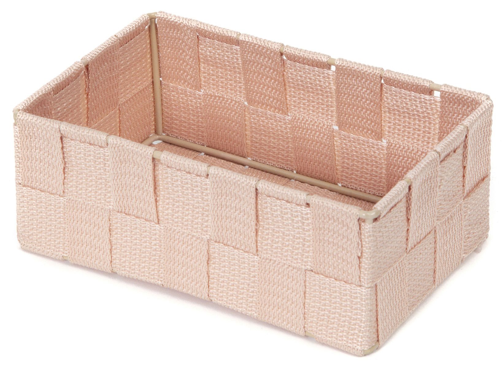 Levně Úložný organizér do zásuvky Compactor TEX - košík M, 18 x 12 x 7 cm, růžový