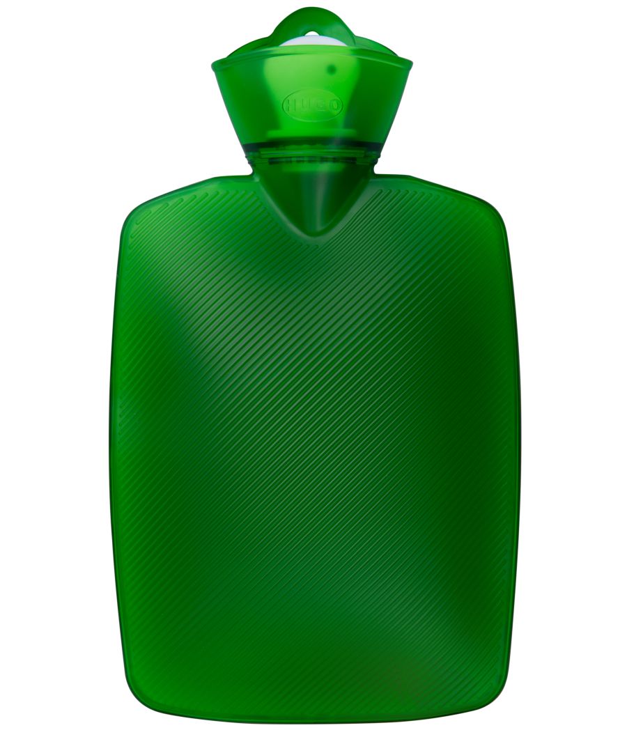 Levně HUGO-FROSCH Termofor Hugo Frosch Classic Plant 1,8L, transparentní, zelený