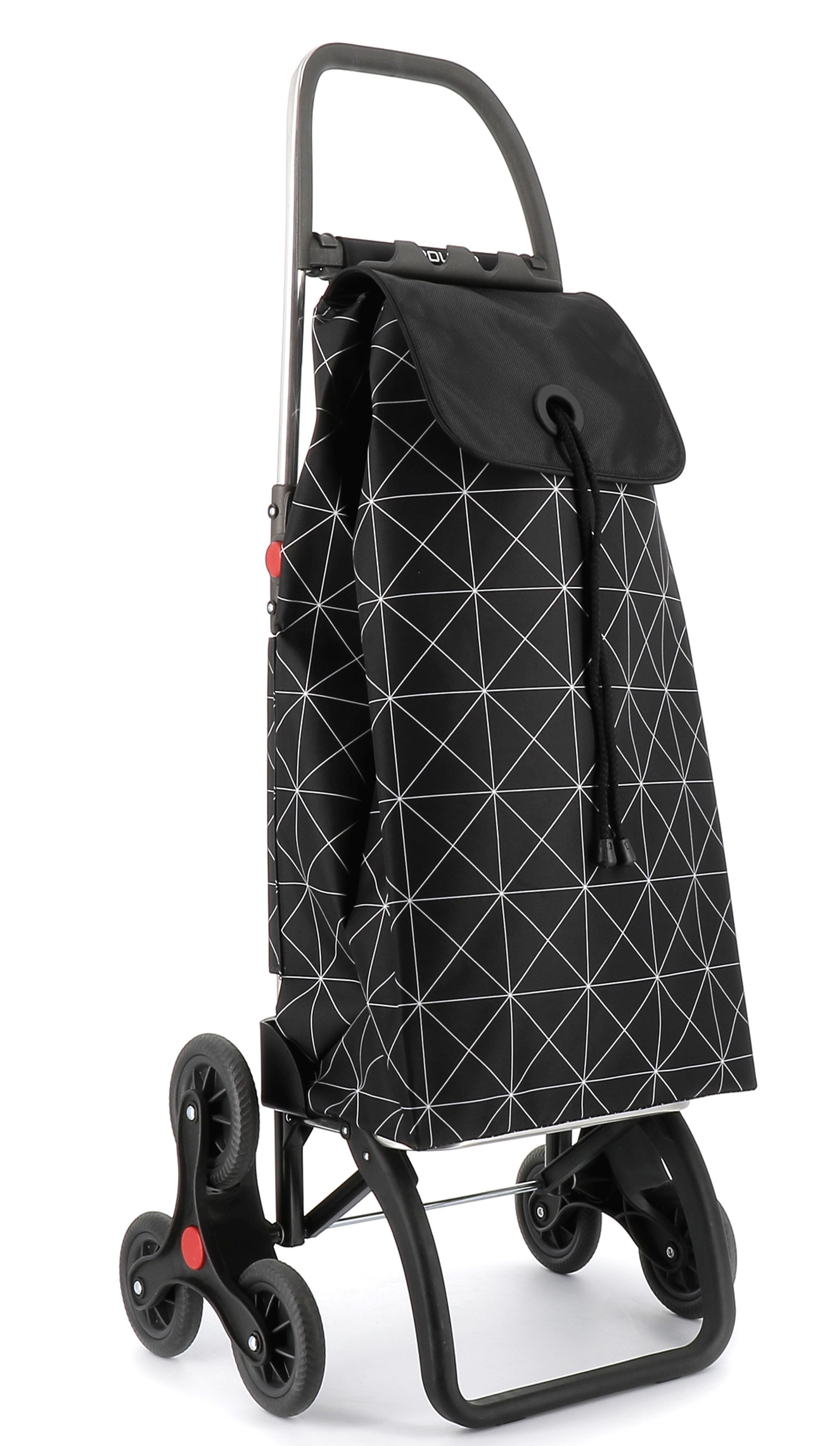 Levně Rolser I-Max Star 6L Logic nákupní taška na kolečkách, černo-bílá