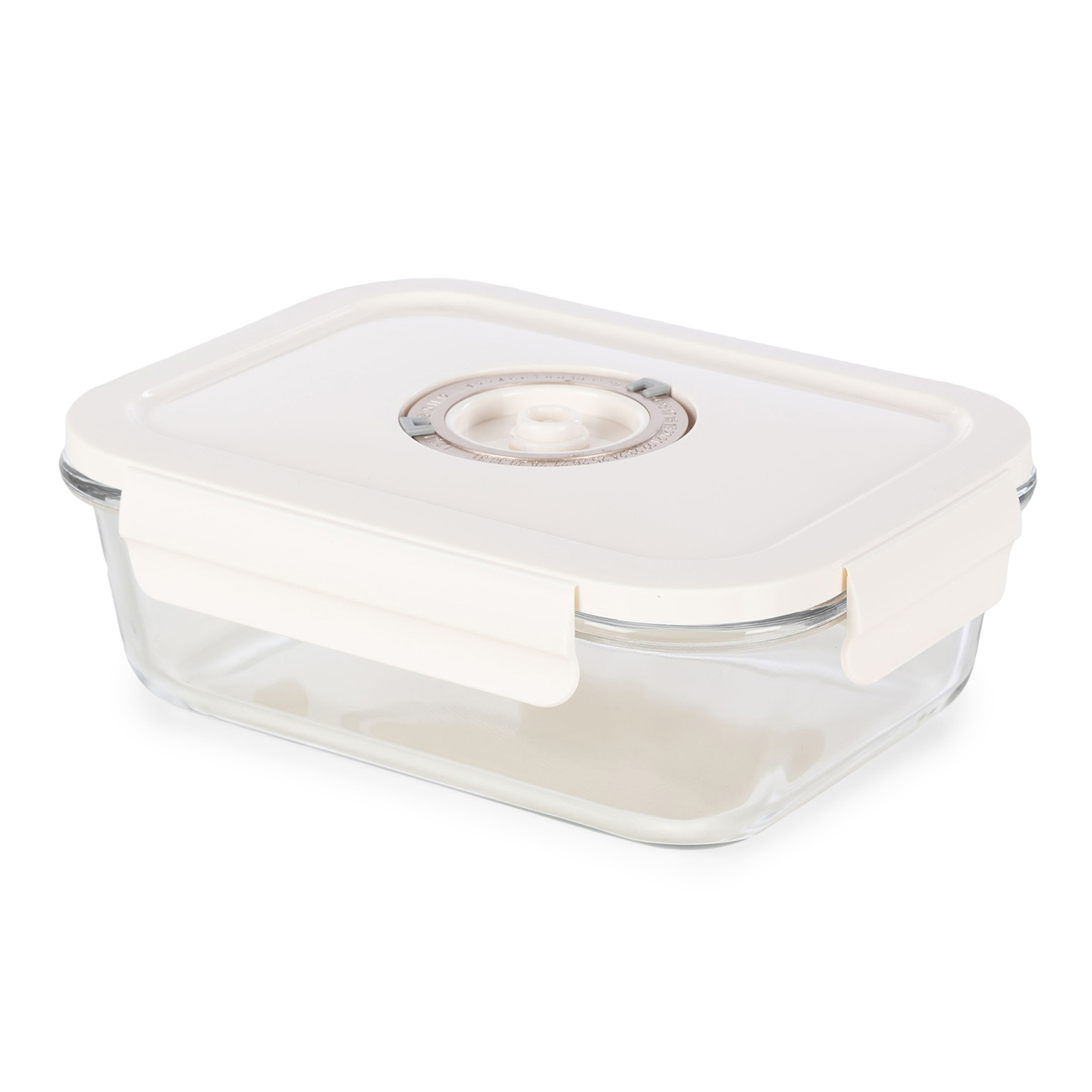Levně Compactor skleněná vakuovací dóza na potraviny ASPIFRESH - L, 1040 ML, 19,7x14,7x6(h) cm