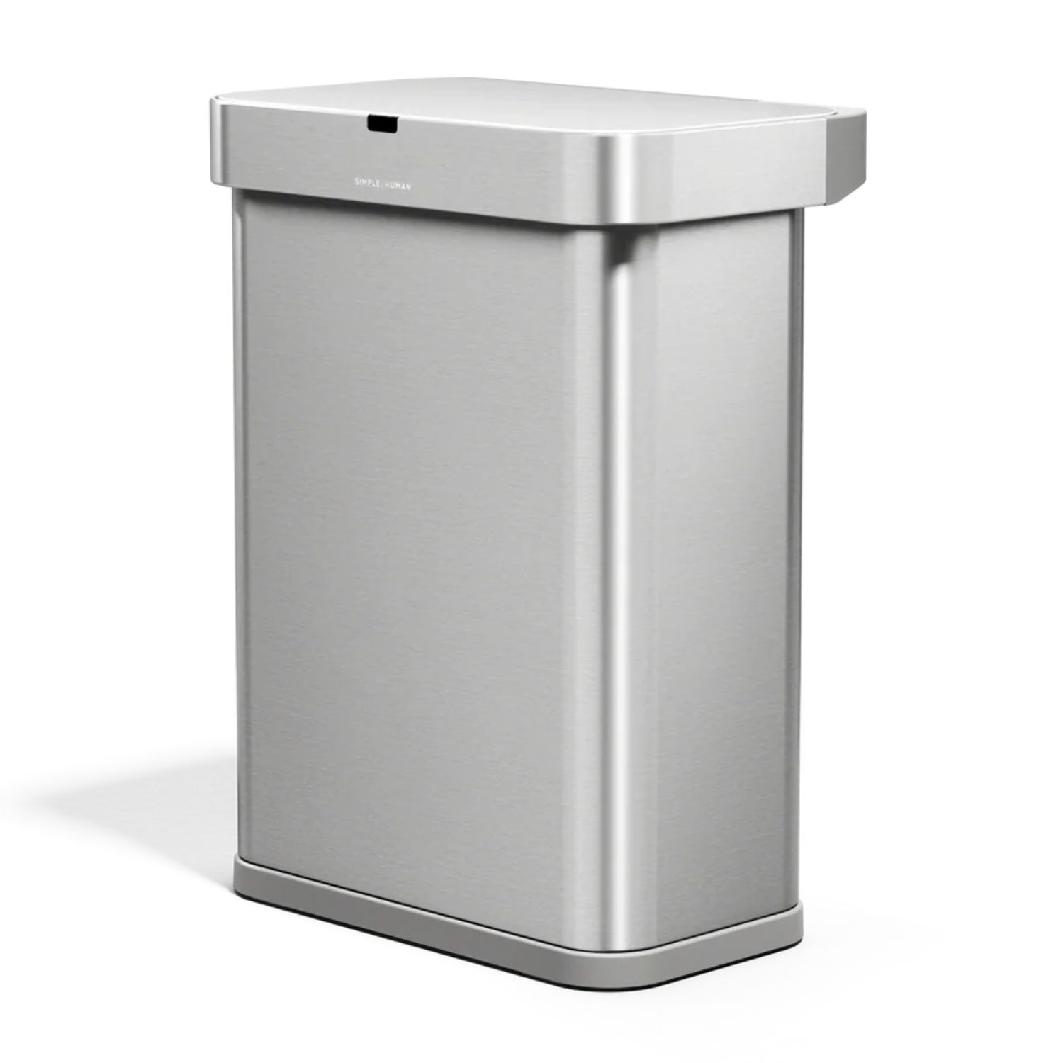 Levně Simplehuman bezdotykový odpadkový koš SENSOR, 58 L, hlasové ovládání, nerezová ocel