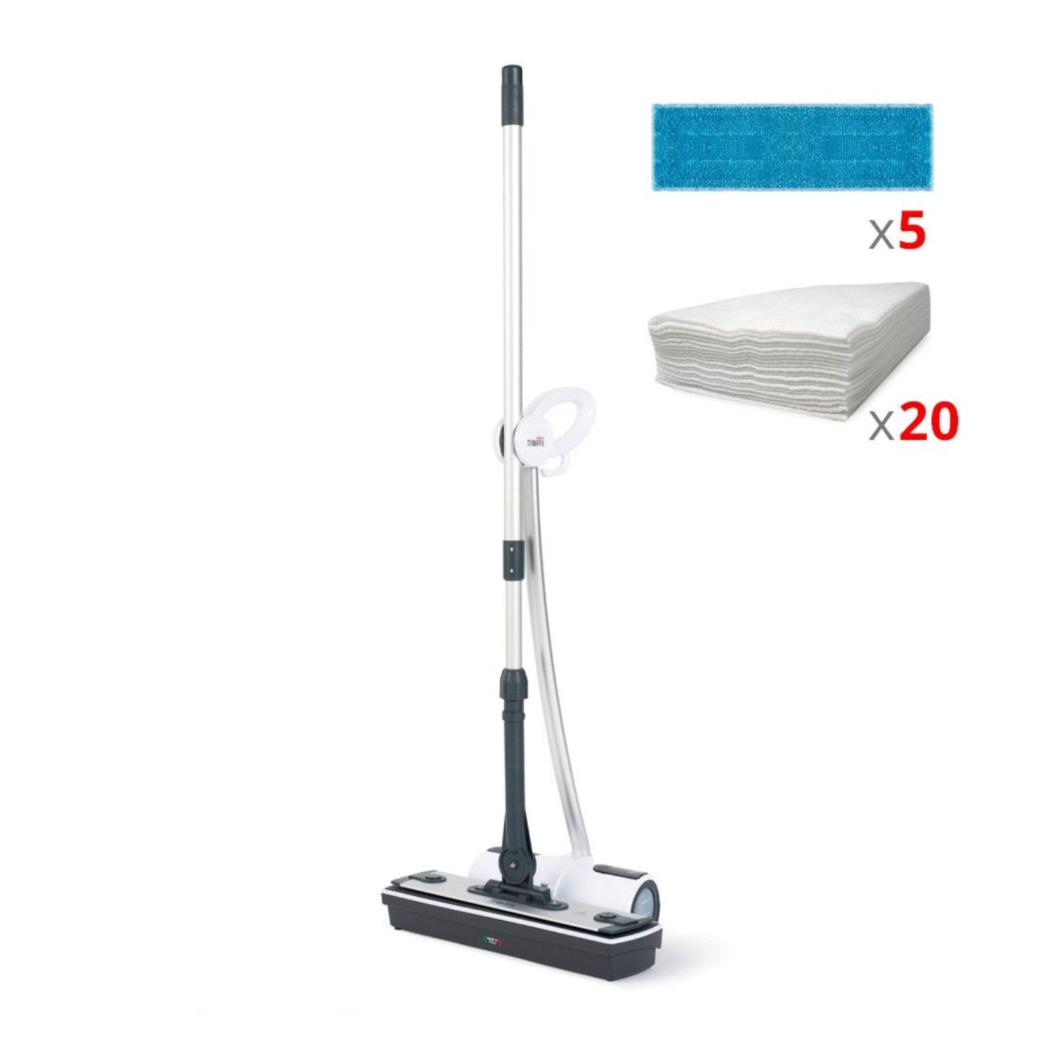 Levně Polti MOPPY WHITE PREMIUM bezdrátový parní mop