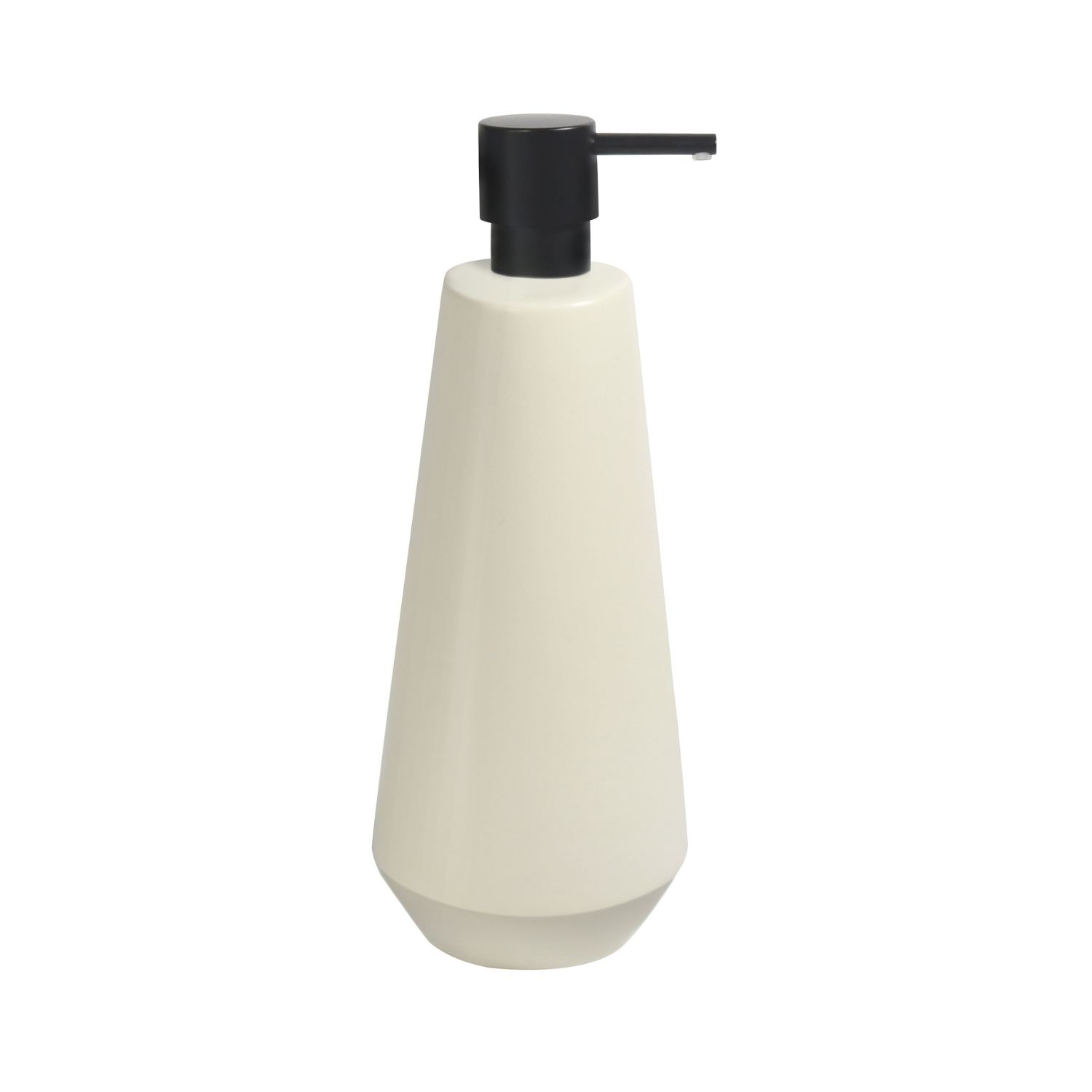Levně Spirella dávkovač mýdla JOSHUA, matně bílý ecru, keramika, 650 ml