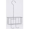 Závěsný košík do sprchy s háčkem, chrom, rozměry 22,4x8,5x39,5 cm, Compactor Keep RAN9317