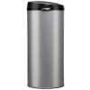 Šedý odpadkový koš o objemu 45 L, bezdotykový, Rossignol Sensitive 93612