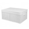 Skládací úložná krabice, bílá, 30x43x19 cm, Compactor "WOS" RAN8979