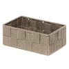 Úložný organizér do zásuvky Compactor TEX  košík M,18 x 12 x 7 cm, Taupe