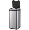 Bezdotykový odpadkový koš Cube AK6312, 30 litrů, nerezová ocel