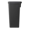 Tmavě šedý pedálový odpadkový koš StepUp o objemu 40 L, Brabantia 800023