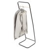Designový stojan na oblečení, černý matný, Compactor Stender IVAR RAN7658
