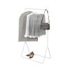 Stojan kovový na šaty Compactor Fyn bílý, 80 x 41 x 147 cm