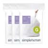 Simplehuman sáčky do koše, objem 30 L, typ G, 60 ks, CW0257