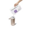 Bezdotykový dávkovač mýdla Simplehuman – 266 ml, rose gold ocel, dobíjecí - snadné plnění