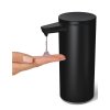 Černý dávkovač tekutého mýdla, IP67, 266ml, Simplehuman ST1076