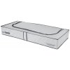 Nízký textilní úložný box Compactor "My Friends"  108 x 45 x15 cm, šedo-bílý