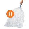 Simplehuman sáčky do koše, objem 30-35 L, typ H, zatahovací, CW0286