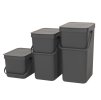 Brabantia šedý odpadkový koš o objemu 16L, 109966