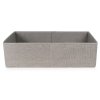 Šedo-béžový úložný box z polyesteru, Compactor Oxford RAN10733