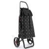 Nákupní taška na kolečkách,černobílá, ROLSER IMX372-1024, 01