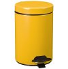 Pedálový odpadkový koš, žlutý, objem 3 L, Rossignol Cyjeu 90016