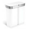 Bezdotykový odpadkový koš Simplehuman,58L, bílý, ST2038