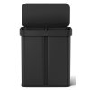 Simplehuman odpadkový koš ovládaný hlasem či pohybem, černý,58L, ST2043