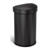 Bezdotykový odpadkový koš Simplehuman,45 L, černý