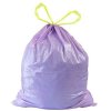 Fialové pytle do odpadkového koše 35l role 15ks zatahovací