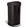 Simplehuman pedálový koš 45L, černý, pohlcovač zápachu je součástí