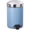 Pedálový odpadkový koš, modrý, objem 3 L, Rossignol Bonny 91003