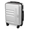 Stříbrný kabinový kufr o rozměrech 44 x 40 x 20 cm, Compactor RAN10227