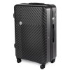 Cestovní XL kufr o rozměrech 53,5 x 31 x 80 cm, černý, s vakuovým pytlem, RAN10226