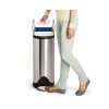 Koš na odpadky na tříděný odpad s pedálem, Simplehuman – 20/20 l, butterfly víko, ocel