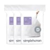 Simplehuman sáčky do koše, objem 20 L, typ D, 60 ks, CW0254