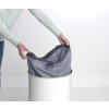 Koš na prádlo Brabantia 60l - bílá/kork. víko 104404 (2)
