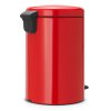 Červený pedálový odpadkový koš, objem 3L, Brabantia 111860