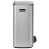 Pedálový koš na odpadky o objemu 60 L, matná nerez ocel, Brabantia 211324