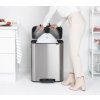 Bo pedálový odpadkový koš na tříděný odpad, objem 60L, Brabantia Bo 211324