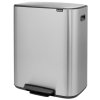 BO pedálový odpadkový koš, matná nerez ocel, objem 60 L, Brabantia 211324