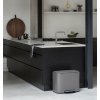 Designový pedálový odpadkový koš na tříděný odpad, platinový, Brabantia Bo 121067