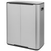 Koš na odpadky pedálový, matná nerez ocel, 2x30 L, Brabantia 211461