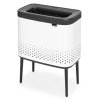 Koš na prádlo, bílý, objem 60L, Brabantia Bo 200502