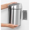 Nástěnný koš na odpadky 3l Matt FPP Brabantia Touch Bin 378645 (10)