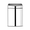 Koš Touch Bin Brabantia 10 l - čtvercový, lesklá ocel 477201 (12)