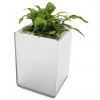 Box na rostliny Caimi Brevetti Prisma, nerez ocel, 35 cm