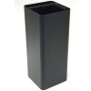 Odpadkový koš na třídění odpadu Caimi Brevetti, 100 litrů, černý s šedým rámečkem, 004