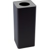 Odpadkový koš na třídění odpadu Caimi Brevetti, 100 litrů, černý s šedým rámečkem, 001