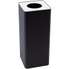 Odpadkový koš na třídění odpadu Caimi Brevetti, 100 litrů, černý s bílým rámečkem, 001