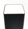 Odpadkový koš černý s bílým víkem, 100 litrů objem, 002