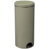 Pedálový odpadkový koš o objemu 30 L, šedozelený, Rossignol Elora 90319